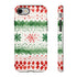 Watercolor Christmas Knitting - Impact Resistant Phone Case iPhone 8 Glossy